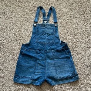 Aerie Denim Short Overalls Size S/P